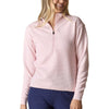 Straight Down Women's Soft Pink Opal Half Zip