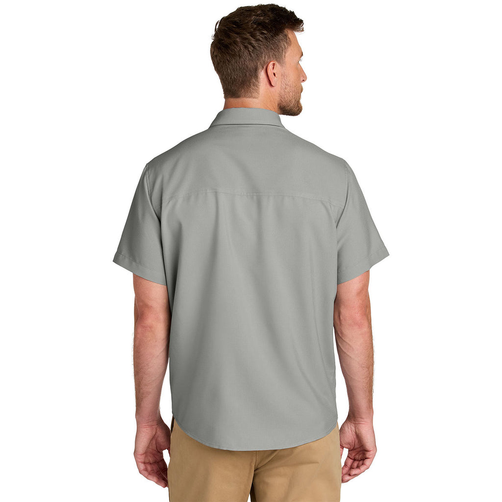 Port Authority Men's Gusty Grey Short Sleeve UV Dockside Shirt