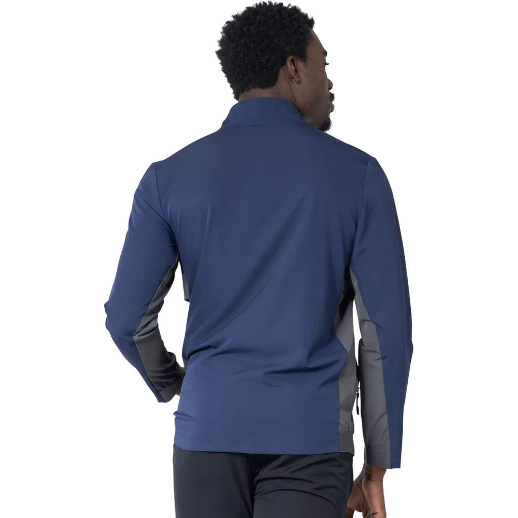 Levelwear Men's Navy/Charcoal Harrington Jacket