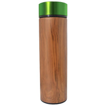 Debco Wood/Lime Green Quietcity 500 Ml. (17 Fl. Oz.) Water Bottle