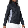 Levelwear Women's Black/Pebble Band Windbreaker