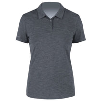 ANETIK Women's Charcoal Heathered Breeze Tech Polo