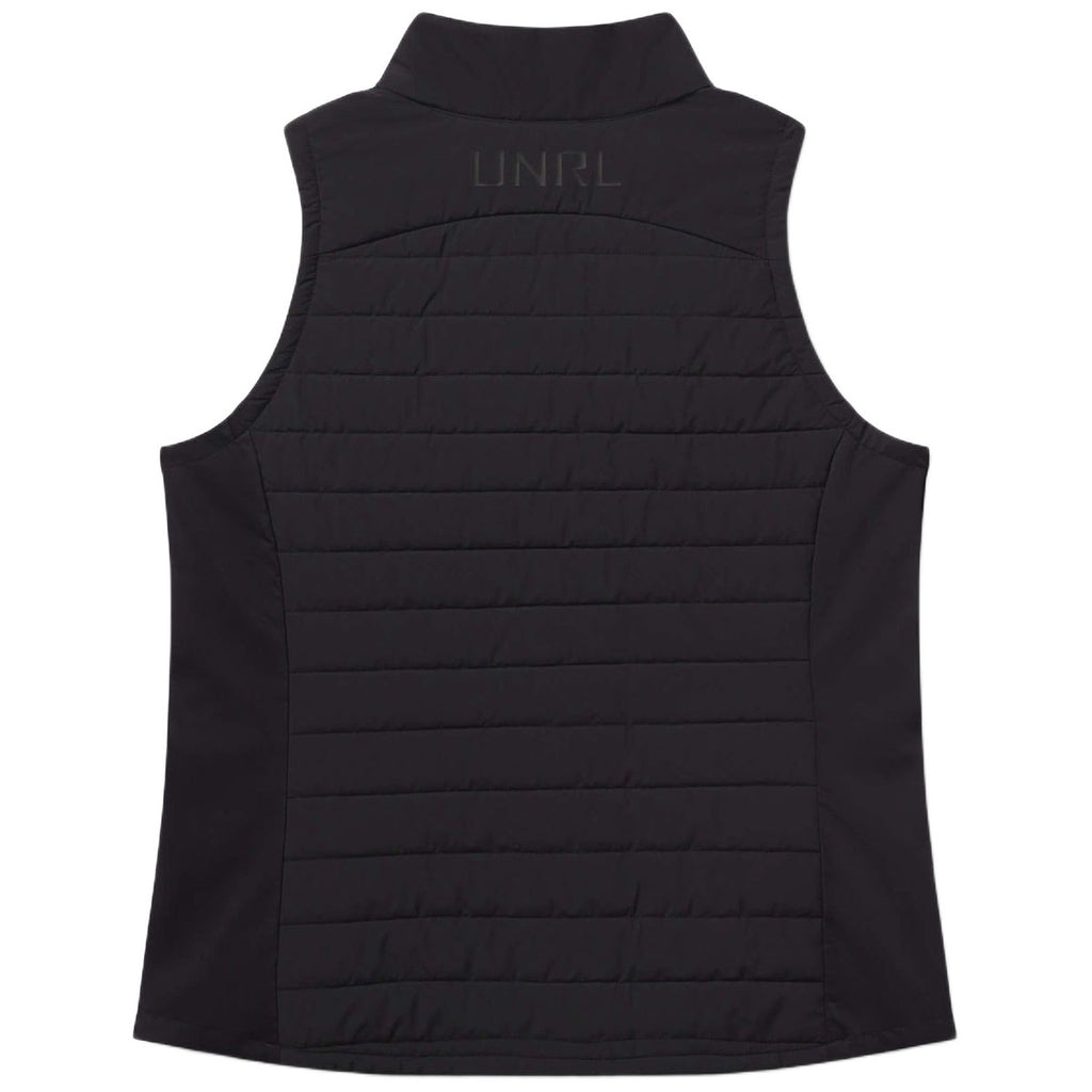 UNRL Women's Black Vancouver Quilted Vest