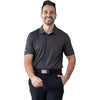 Levelwear Men's Charcoal Omaha Polo