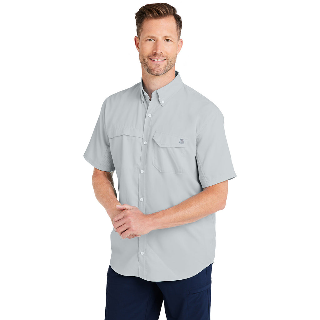 HUK Men's Harbor Mist Tide Point Short Sleeve Shirt