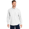 HUK Men's White Tide Point Long Sleeve Shirt