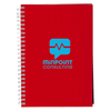 Prime Line Red Hardcover Spiral Notebook 5.75