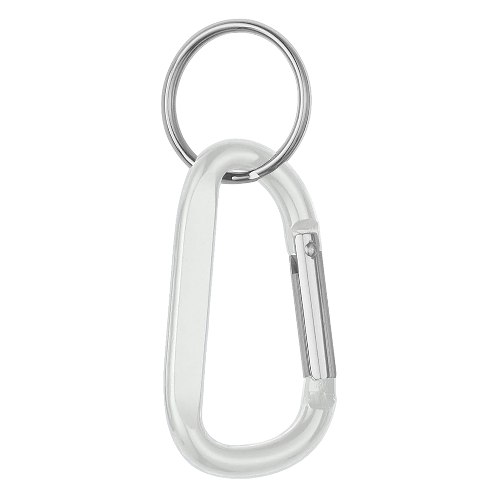 Hit Silver 6mm Carabiner with Split Ring