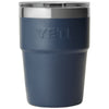 YETI Navy Rambler 16 oz Stackable Cup with Lid