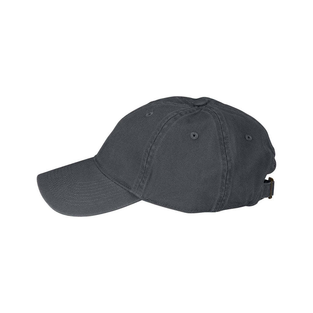 Vantage Men's Dark Grey Clutch Bio-Washed Unconstructed Twill Cap