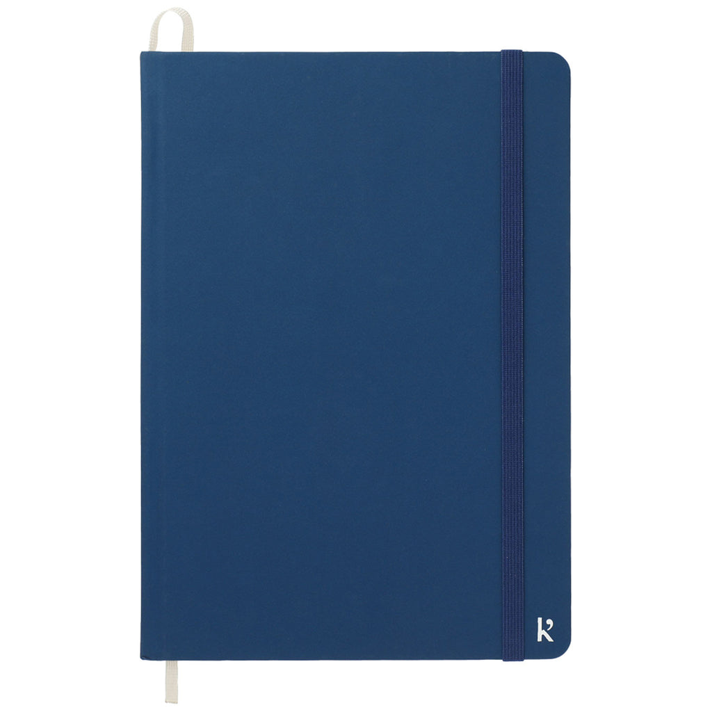 Karst Navy Stone Bound Notebook "5.5 x 8.5"