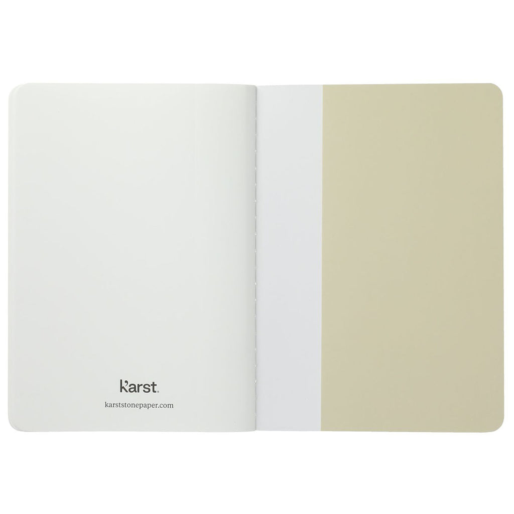 Karst Beige Pocket Stone Paper Notebook