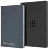 Moleskine Blue Avio Leather Ruled Large Notebook