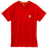 Carhartt Men's Tall Electric Red Force Cotton S/S T-Shirt