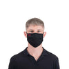 Gemline Black Reusable Pleated Face Mask