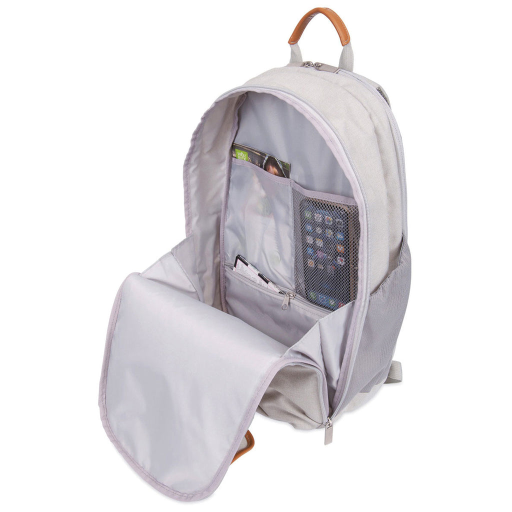 Gemline Quiet Grey Heather Mobile Office Hybrid Computer Backpack