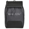 Gemline Black Revive Mesh Drawstring Backpack