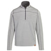 Landway Unisex Heather Grey Basecamp Heather Quarter Zip Pullover