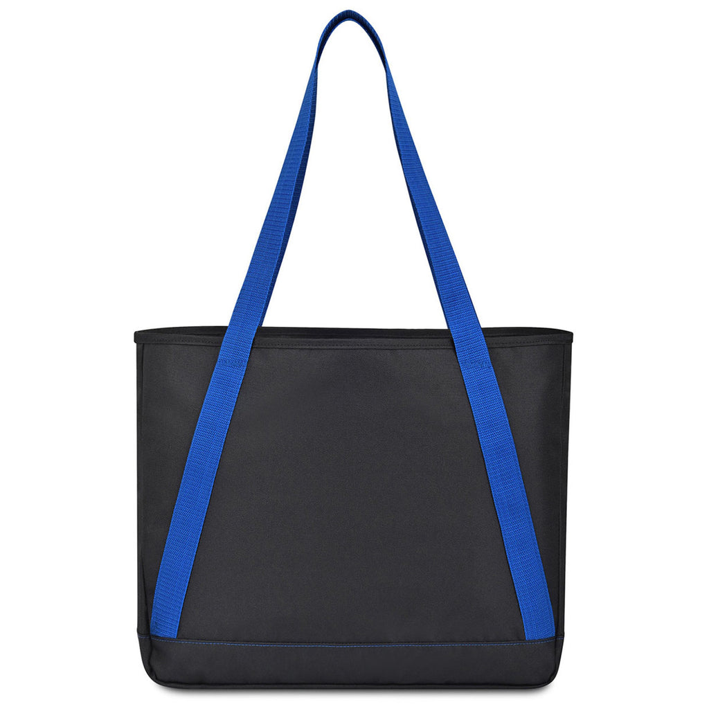 Gemline Royal Blue Repeat Recycled Poly Tote