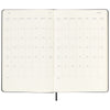 Moleskine Black Hard Cover Large 12-Month Weekly 2024 Planner