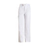 Cherokee Men's White Luxe Fly Front Drawstring Pant