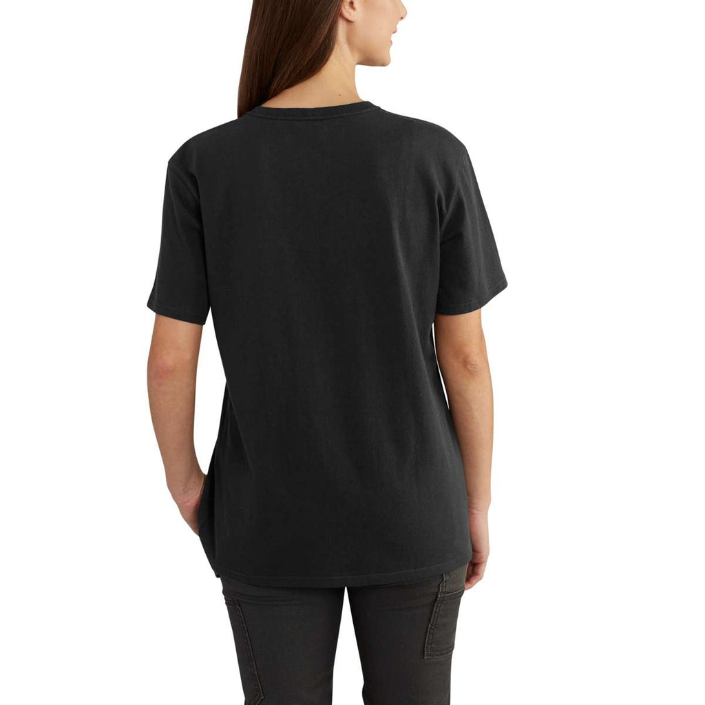 Carhartt Women's Black WK87 Workwear Pocket Short Sleeve T-Shirt