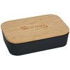 Leed's Black Bamboo Fiber Lunch Box with Cutting Board Lid