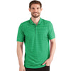 Antigua Men's Celtic Green Heather/White Esteem Polo