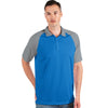 Antigua Men's Bright Blue/Steel Nova Polo