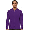 Antigua Men's Dark Purple Full Zip Hood