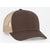 Pacific Headwear Brown/Khaki Snapback Trucker Mesh Cap