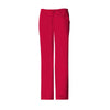 Cherokee Women's Red Luxe Low-Rise Drawstring Pant