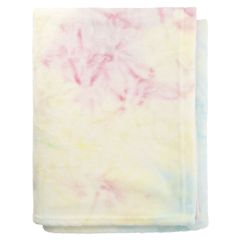 Leed's Tie-Dye Tie Dye Flannel Fleece Blanket