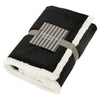 Field & Co. Black 100% Recycled PET Sherpa Blanket