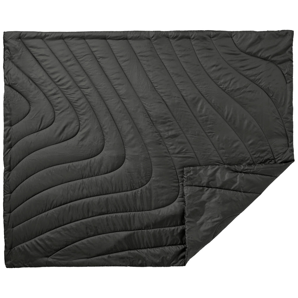 Leeds Black Wave Recycled Insulated Outdoor Blanket