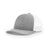 Richardson Heather Grey/White Mesh Back Split Trucker Hat