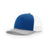 Richardson Royal/White/Heather Grey Mesh Back Tri-Colors Trucker Hat