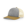 Richardson Women's Heather Grey/Birch/Amber Gold Low Pro Trucker Hat