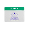 Innovations Green Horizontal Color Coded Badge Holder