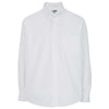 Edwards Men's White Lightweight Long Sleeve Poplin Shirt