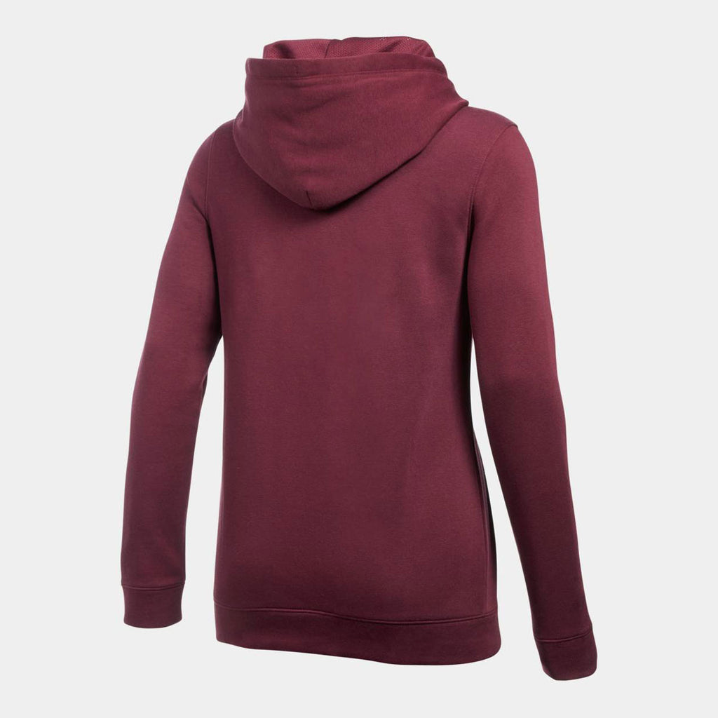 Under Armour Women's Maroon Hustle Fleece Hoody