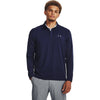 Under Armour Men's Midnight Navy/Pitch Grey Playoff Quarter Zip