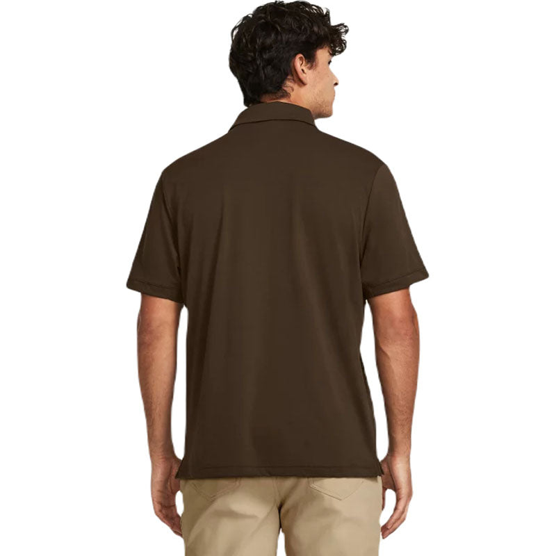 Under Armour Men's Cleveland Brown/White Title Polo
