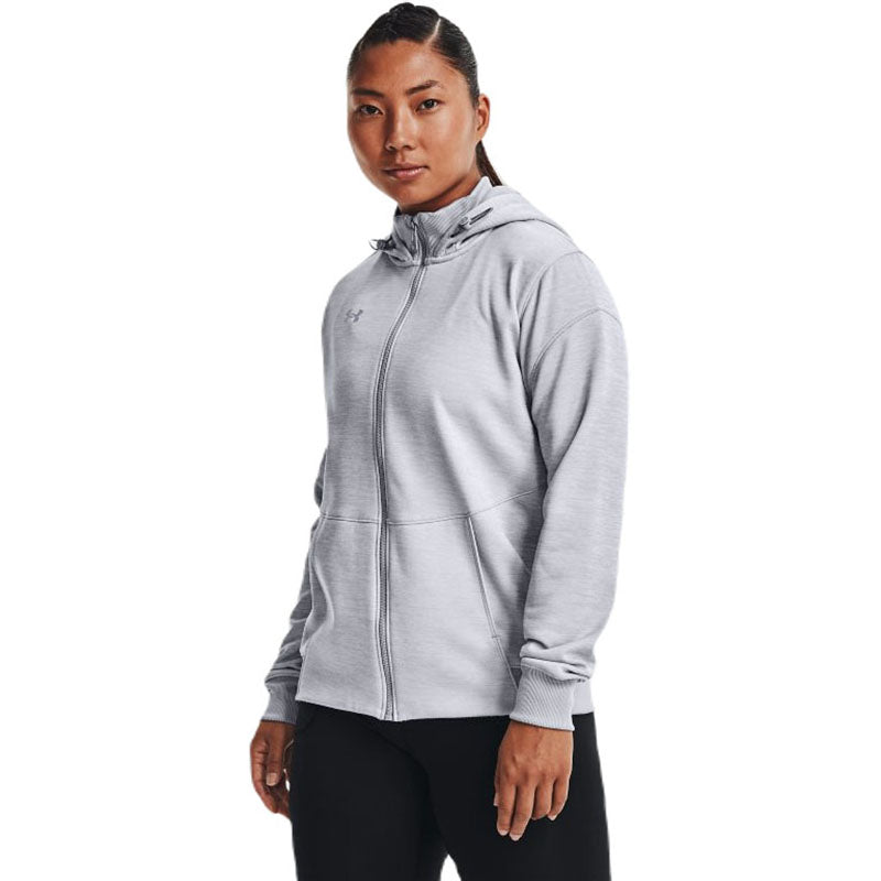 Under Armour Women's Mod Grey Fleece Storm Full Zip