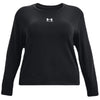 Under Armour Women's Black/White Rival Terry Crew