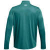 Under Armour Men's Coastal Teal/White Team Tech 1/4 Zip