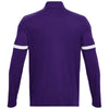 Under Armour Men's Purple/White Team Knit Warm-Up Full Zip