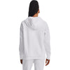 Under Armour Women's White/Black Rival Fleece Hoodie