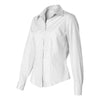 Van Heusen Women's White Silky Poplin Dress Shirt