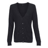 Van Heusen Women's Black Long Sleeve Cardigan Sweater